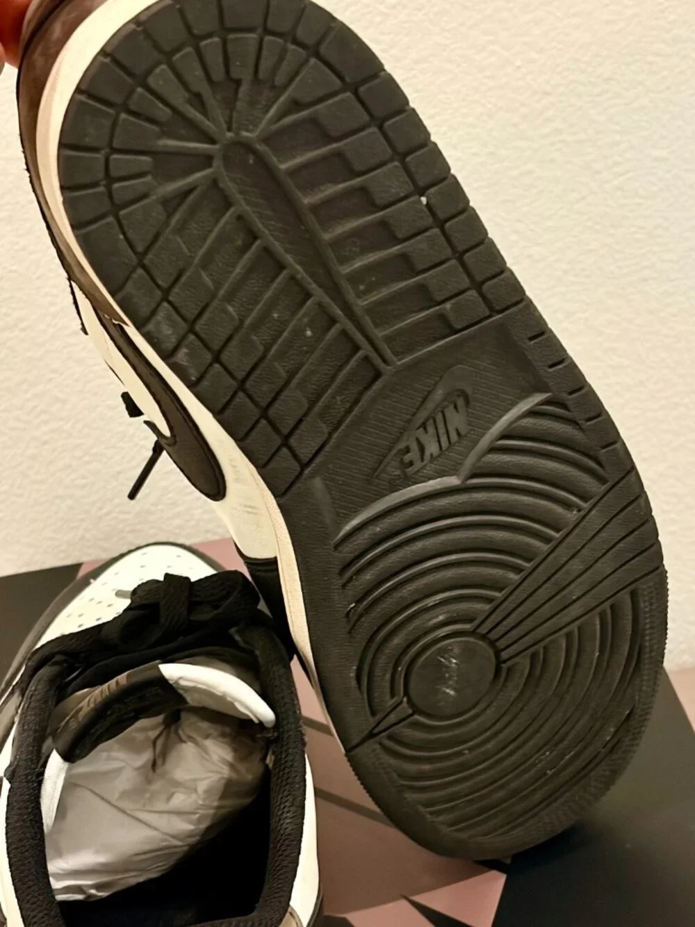 AIR JORDAN 1 RETRO LOW OG SAIL/BLACK-DARK MOCHA VOILE/MOKA FONCE/NOIR